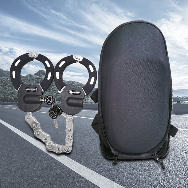 Candado de esposas para bicicleta, candado portátil antirrobo para bicicleta, accesorios para motocicletas