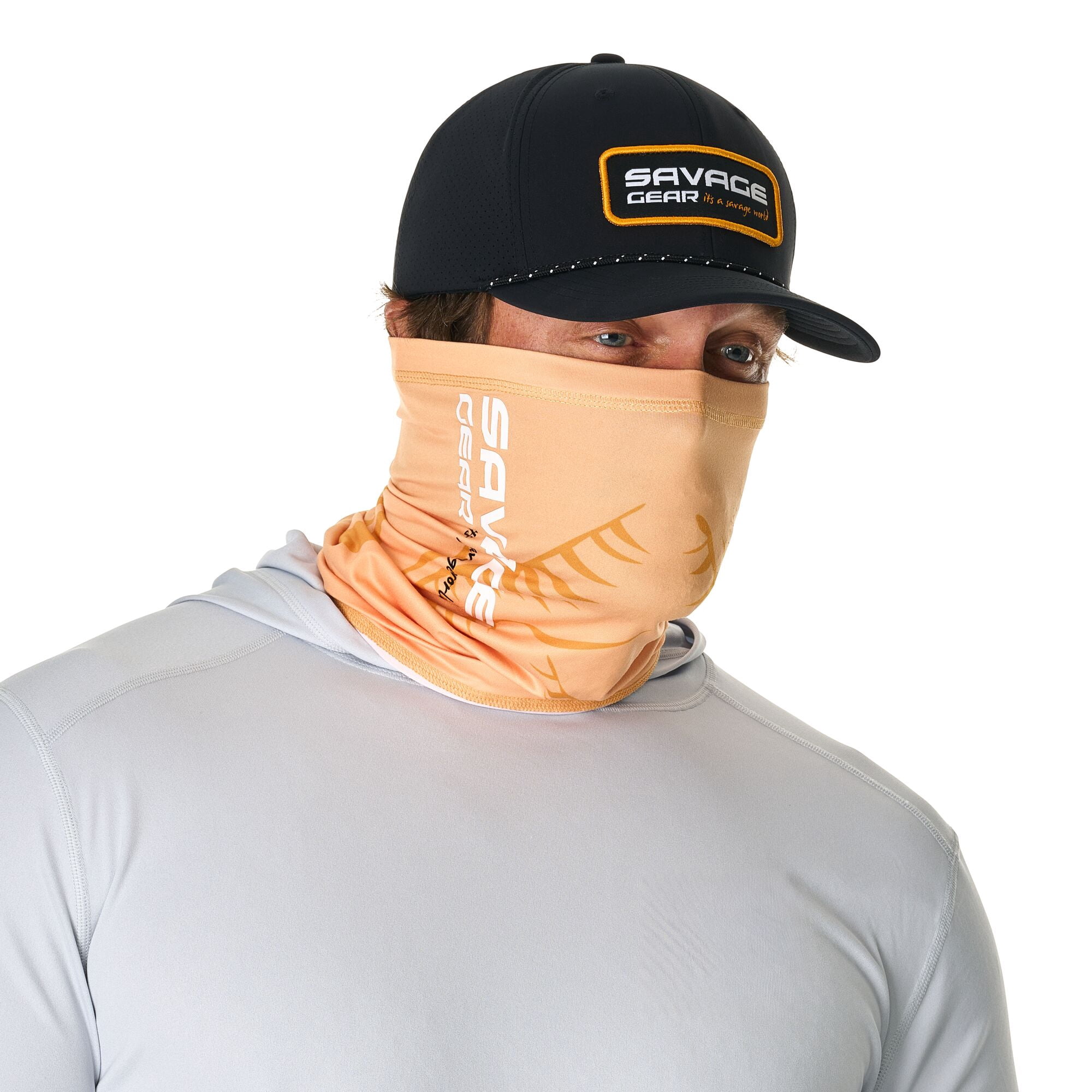 Savage Gear UPF Gaiter, Neck Accessory, Orange