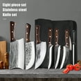 thumbnail image 2 of 7PCS Butcher Knife Set,Welan Hand Forged Meat Cleavers & Kitchen Knives with Ergonomic Handles, Stainless Steel, Perfect for Home, Camping & BBQ, 2 of 8