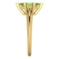 thumbnail image 3 of Clara Pucci 14K Yellow Gold 1ct Peridot Solitaire Ring for Women, 3 of 7