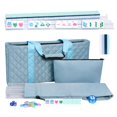 thumbnail image 1 of Set de Mahjong Jongyance de 160 fichas acrílicas con bolsa azul, 1 of 8