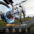 thumbnail image 5 of FLYRUN 26" Electric Bike for Adults,Folding Ebike with Peak 750W Motor,48V 374.4Wh Removable Battery,LCD Display,7-Speed Gears,up to 20 mph,UL2849, 5 of 9
