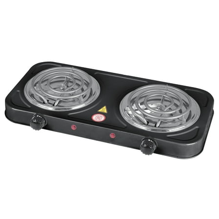 Emerald Electric Double Burner in Black (2681)