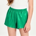 thumbnail image 5 of SHTXOZHI Girls Elastic Waist Dance Shorts Sparkly Shiny Gym Sport Pants Summer Casual Outdoor Basic Bottoms, 5 of 9
