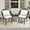 Black, variant on Melocadol Outdoor Bistro Set 3 Piece, All-Weather Woven Rope Chairs with Thick Cushions, Includes Side Table for Deck, Balcony, Garden, Black