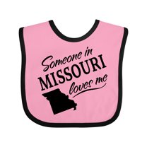 Inktastic Someone in Missouri Loves Me Boys or Girls Baby Bib