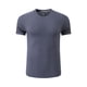 thumbnail image 1 of Tops para hombre, blusas y camisas de cuello redondo y manga corta para hombre, camiseta de manga corta de goma sin costuras de secado rápido de color liso de seda de hielo para hombre, camiseta de ve, 1 of 4