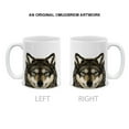 thumbnail image 2 of WIRESTER 11 Oz Ceramic Tea Cup Coffee Mug, Gray Wolf, 2 of 7
