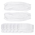 thumbnail image 1 of S SERENABLE 50 Paires de Manches Jetables en Tissu Non Tissé avec Sangles Élastiques Blanches, 1 of 4