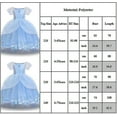 thumbnail image 3 of Robe Princesse à Manches Bouffantes pour Filles, Robe Tutu en Tulle Cendrillon de Fête Chic, 3 of 3