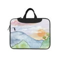 thumbnail image 2 of YFYANG 15.6 inch Universal Laptop Bag Oxford Cloth Laptop Sleeve, Multi-functional Watercolor Sunset Pattern Notebook Computer Messenger Bag Handbag, 2 of 8