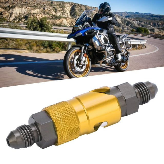 LHCER Brake Line Quick Release Connect Adapter Aluminum Alloy Fitting for Oil Fuel Fluid Hose,Brake Line Coupling,Brake Line Quick Release