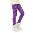 thumbnail image 3 of 3-13T Little Big Girls Winter Thick Warm Long Pants Printing Fleece Lined Footless Leggings, 3 of 10