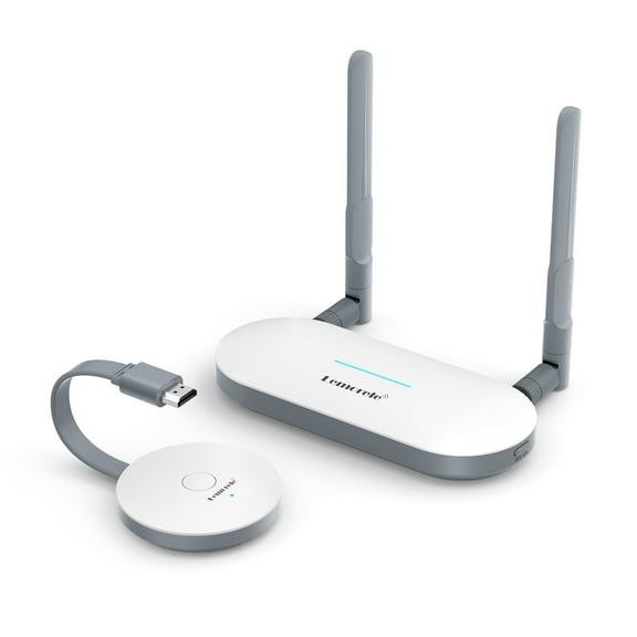 Lemorele HDMI Wireless Transmitter and Receiver, 5G 165FT/50M Wireless HDMI VGA Extender for Streaming Video Audio Files to TV, Projector