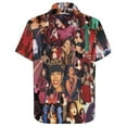 thumbnail image 4 of Selena Quintanilla Mens Hawaiian Shirt Loose Fit Shirts - Short Sleeve And Button Down Hawaiian Shirt for Men with Pocket, 4 of 7