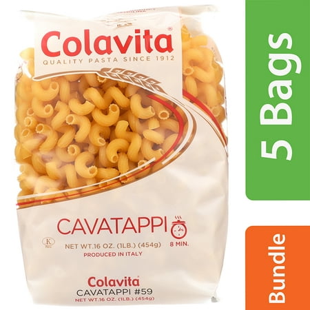 (5 Pack) Colavita Cavatappi Pasta, 1 Lb (5 pack)