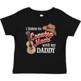 thumbnail image 3 of Inktastic I Listen to Country Music with My Daddy Guitar and Hat Boys or Girls Baby T-Shirt, 3 of 5