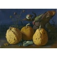 thumbnail image 3 of Štefan Michal-Vörös Izbighy 24x18 Black Modern Framed Museum Art Print Titled - Still Life with Pumpkins and Cucumbers (1734), 3 of 5