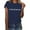 Navy, variant on Freedom Printed Casual T-Shirt for Man Women, Army Green, XL