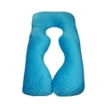 thumbnail image 3 of Almohada para maternidad suave, Azul Turquesa tipo Burbuja LUNICS ®, 3 of 4