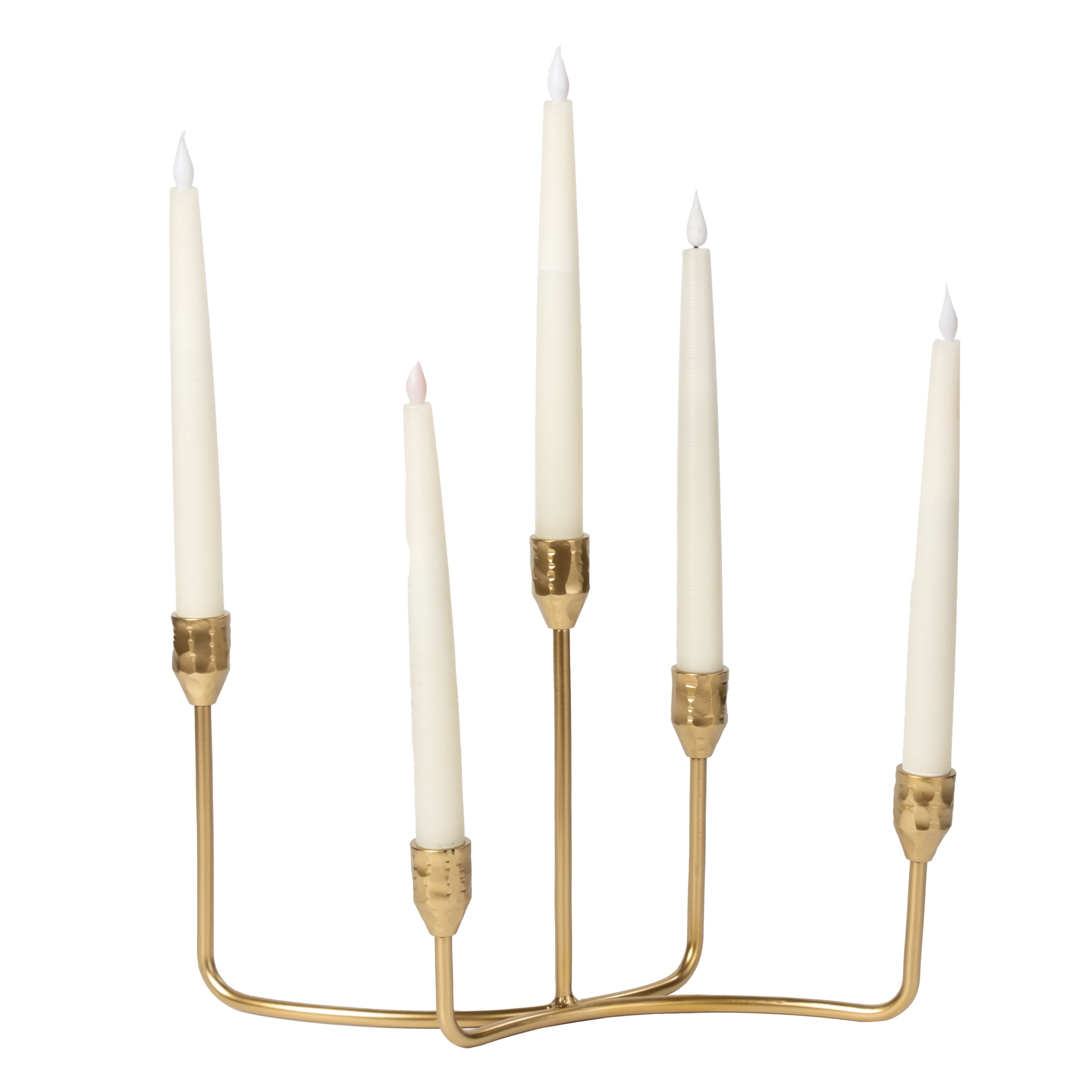 Better Homes & Garden Indoor Decorative Gold Iron Taper Candelabra