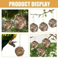 thumbnail image 3 of 3pcs Wild Bird Nesting Material Outdoor Hummingbird Nest Hanging Bird Feeder, 3 of 8