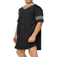 thumbnail image 4 of Pyjama pour Homme à Manches Courtes, Chemise de Nuit Longue Décontractée, Doux et Ample, Vêtement de Nuit, 4 of 6