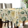 thumbnail image 5 of Yayeee Tablecloths 54" x 54" Rectangle Wrinkle Resistant Party Table Cover, Floral Birds Pattern, 5 of 8