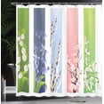 thumbnail image 3 of Ambesonne Colorful Shower Curtain, Lily Primrose Valley, 69"Wx70"L, Multicolor, 3 of 4