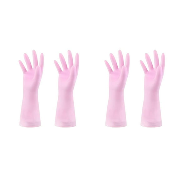 Billuyoard 2 uds guantes de limpieza antideslizantes mitones universales accesorio de para el hogar al aire libre Unisex ligero cocina rosa Rosa 2piezas