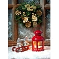 thumbnail image 2 of ABPHOTO Polyester Photography Portrait Backdrop Retro Christmas Window Snow Flowers Background for Portait or Video Photography 5x7ft, 2 of 3