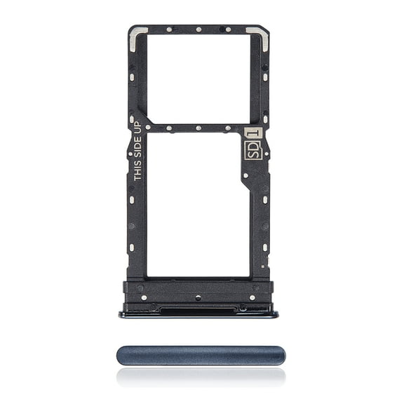 Replacement Sim Card Tray Compatible For Motorola Moto G52 (XT2221-1 / 2022) (Charcoal Gray)