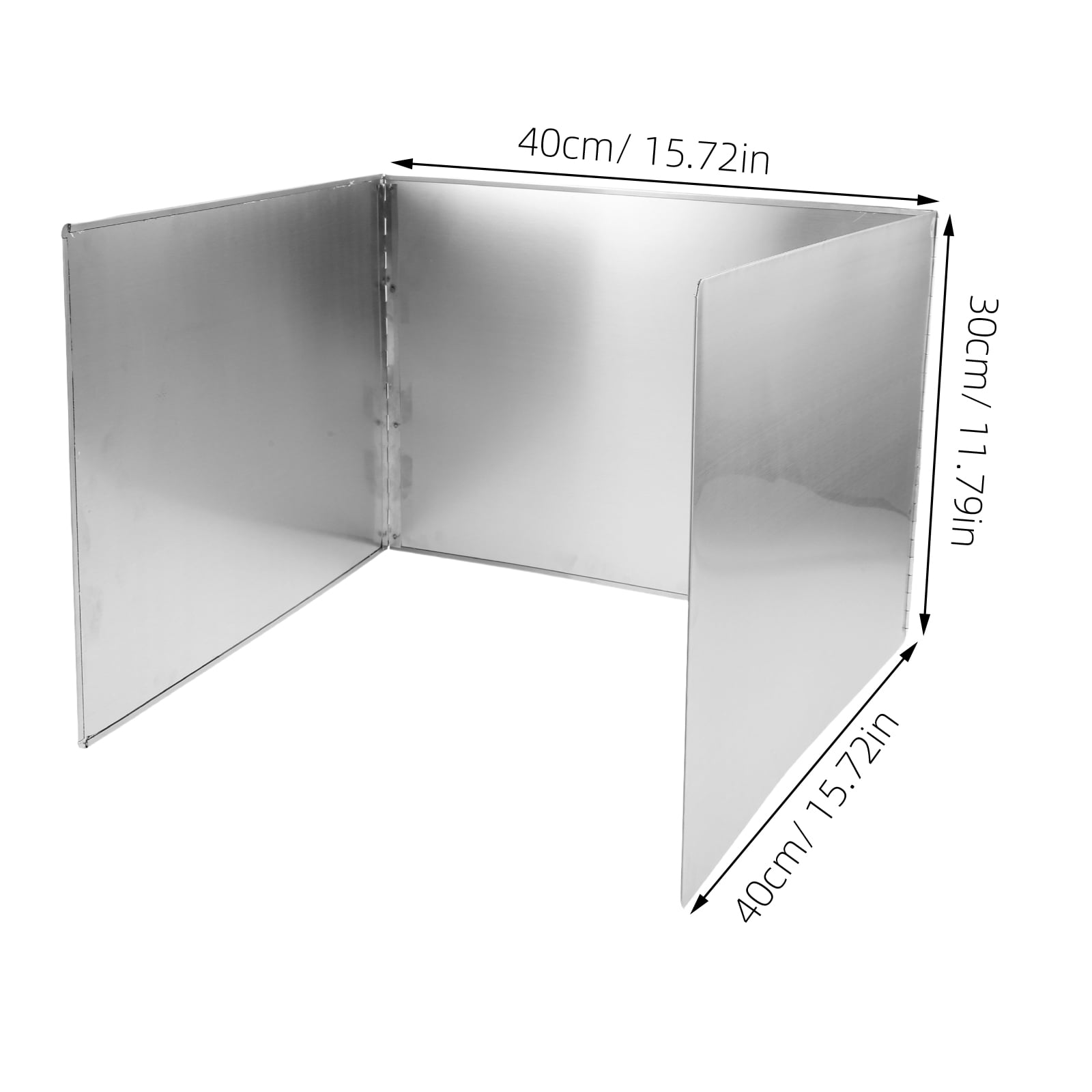 OFFIGAM Stove Top Barrier Stainless Steel Silver 1Pcs Easy Installation For Frying