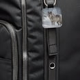 thumbnail image 6 of Wolf In Snow Scene Stunning Faux Leather Square Keychain, 6 of 7
