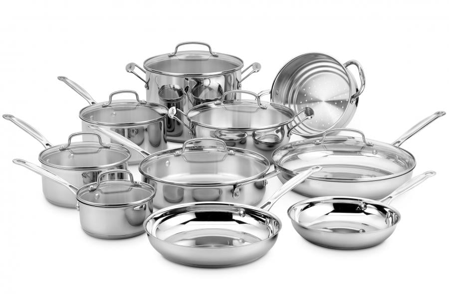 Cuisinart Chef&#39;s Classic 17pc Stainless Steel Cookware Set - 77-17N