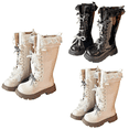 thumbnail image 2 of Liyamei Toddler Girls Mid Calf Boots Side Zip Lined Winter Non Comfortable 3-11 Years, 2 of 7
