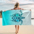 thumbnail image 3 of Microfiber Quick-Dry Sand-Resistant Beach Towel, Ultra-Lightweight Compact Travel Towel for Pool Camping Yoga, 30x60 Inch Multicolor Bath Towel with High Absorbency, 3 of 7