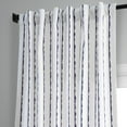 thumbnail image 6 of Sharkskin Blue Stripe Printed Cotton Curtain (1 Panel), Sharkskin Blue, 50W X 108L, 6 of 6