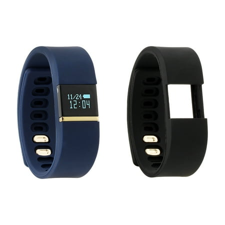 UPC 846692255416 iFitness Activity Tracker with Navy Strap and Bonus Black Strap upcitemdb