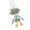 FN10021, variant on Wooden Robot Pendant Necklace Adjustable Length Neckchain Unisex Clavicle Chain