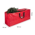thumbnail image 5 of Large Capacity Christmas Tree Storage Bag, Multi-Function PE Handles, Zipper, Waterproof Artificial Tree Organizer for Home, 5 of 8