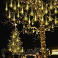 thumbnail image 1 of ER Luces navideñas al aire libre, lluvia de meteoritos, luces de lluvia que caen brillar Electrónica, 1 of 5
