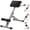 Black&Sliver, variant on SUMELL Roman Chair, Adjustable Back Extension Bench with 6-Position Height & 2-Position Calf Pad, Foldable Hyperextension Machine, Black