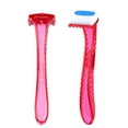 thumbnail image 6 of CHAMAIR 3pcs Portable Disposable Woman Bikini Hair Remover Razor Shaver Trimmer, 6 of 10
