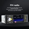 thumbnail image 4 of Reproductor MP5 para Coche con Pantalla de 4,1 Pulgadas Compatible con de Audio Remoto Bluetooth 1 Din USB AUX FM Compatible con CáMara de VisióN Trasera, 4 of 5