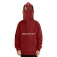 thumbnail image 5 of Fshinging Boys Girls Balaclava Hoodies & Sweatshirts For Kids Letter Print Half Zip Pullover With Pocket Thumb Hole Long Sleeve Fall Winter Clothes, 5 of 6