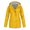 Yellow, variant on Sentmoon Running Jacket Plus Size Hooded Neck Long Sleeve Womens Winter Coat Zipper Solid Color Windproof Waterproof Women's Clothing Fall and Winter Comfy for Climbing and Hiking