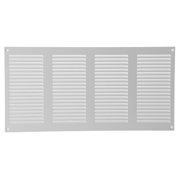 Vent Systems 16" x 8" Inch White Air Vent Cover Metal Air Return Grill with Built in Pest Guard Screen HVAC Vent Cover for Home Improvement Vent Duct Cover