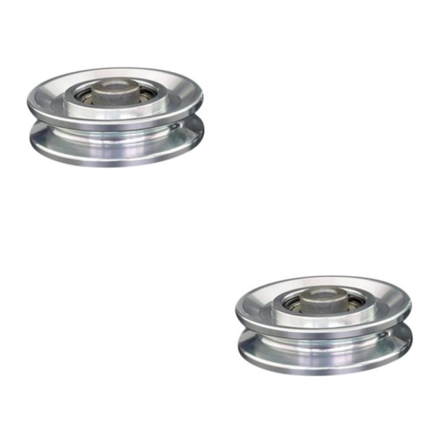 Riwesomey Alloy Pulley Wheels U Groove Home DIY Pulley Fitness Cable Machine Type1 NO1