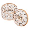 thumbnail image 3 of Jewelry Box, Trinket Organizer Box, Embossed  Compact Exquisite Decorating  For Jewelry Wedding, 3 of 8